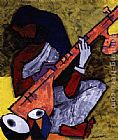 2011 sitar player painting